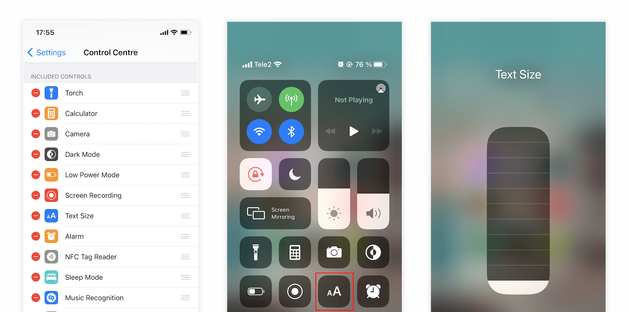Dynamic Type UI example